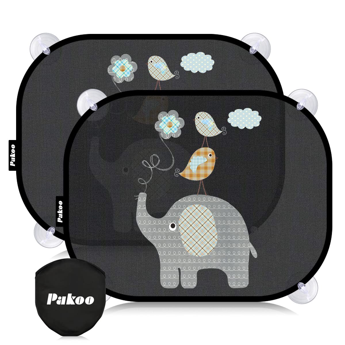 Amazon.com: Pakoo Car Sun Shade for Baby with UV Protection, 2